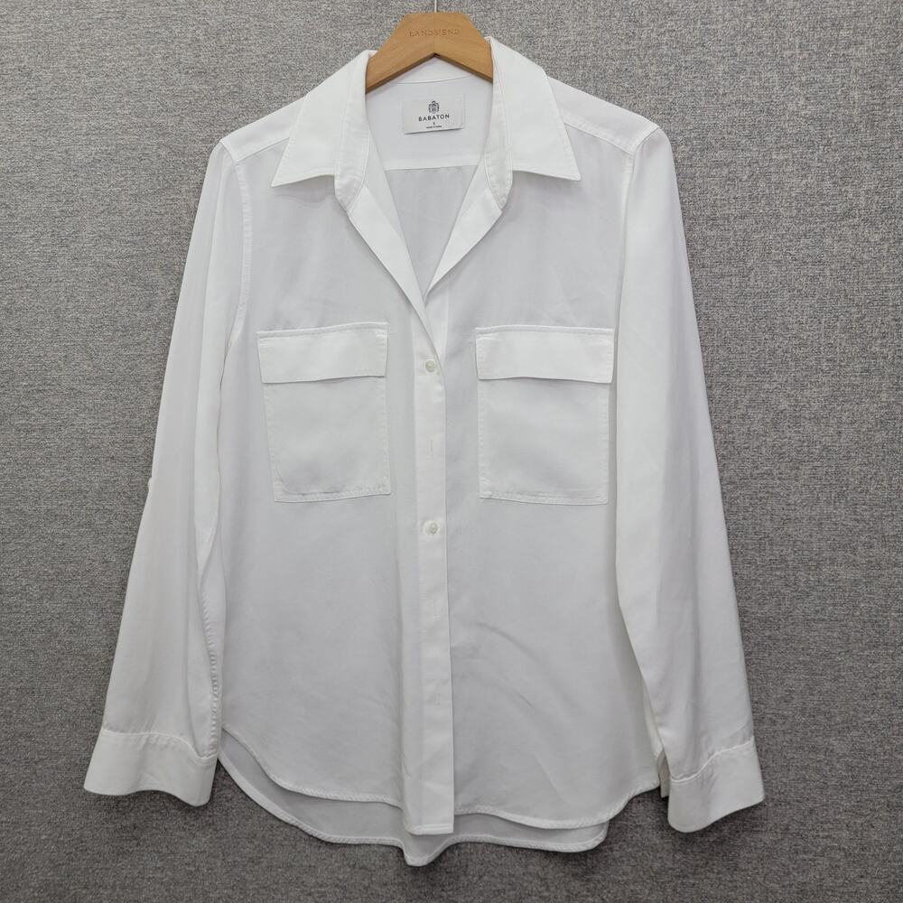 BABATON UTILITY RELAXED SHIRT, WHITE SIZE S - Picture 2 of 9
